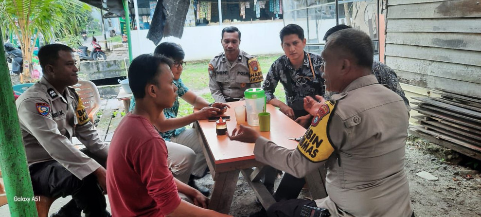 Jaga Keamanan Pemilu, Polresta Pekanbaru Cooling Sytem di Sejumlah Kelurahan