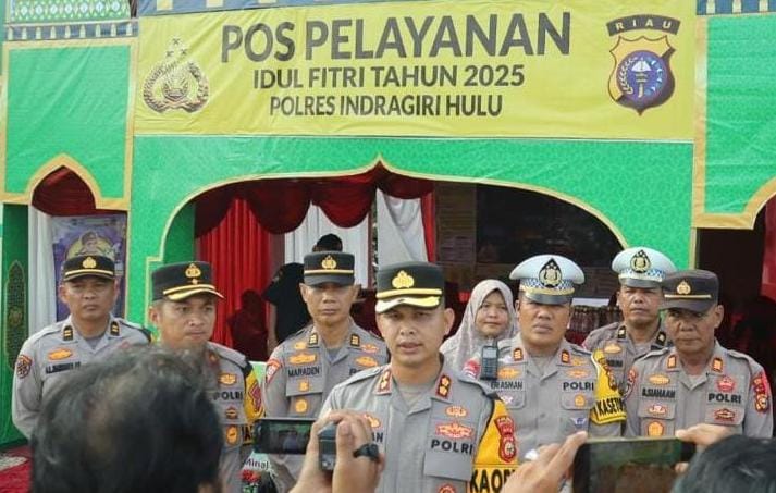 Kapolres Inhu Pantau Pospam dan Posyan