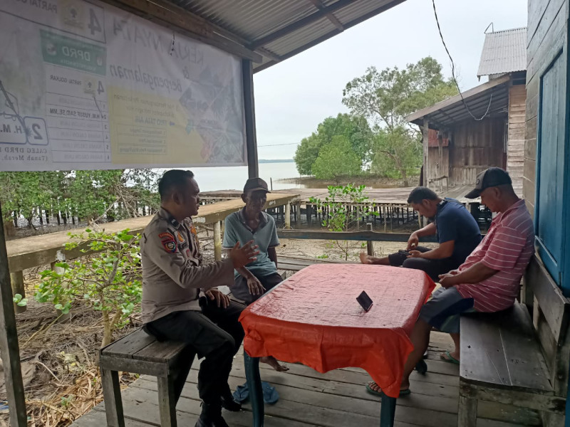 Polsek Kuindra Gencar Berikan Sosialisasi dan Himbauan Pemilu Damai