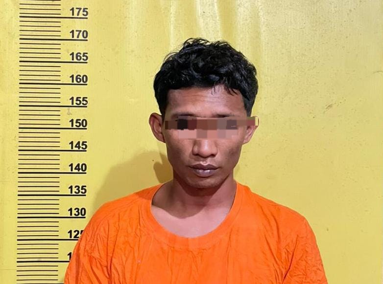 Polsek LBJ Sergap Pemotor Pembawa Tiga Paket Sabu