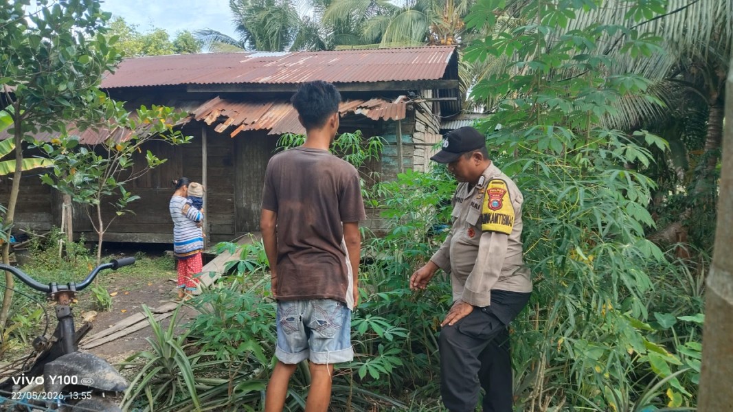 Tak Hanya Jaga Keamanan, Polsek Enok Aktif Dampingi Warga Kelola Lahan Produktif
