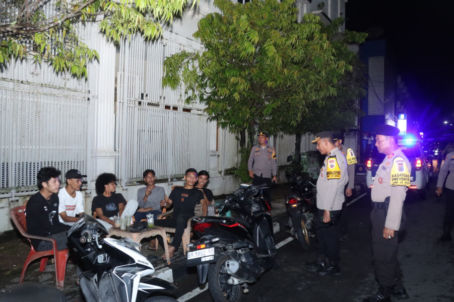 Polres Inhu Gelar Patroli Balap Liar dan Pesan Damai untuk Pemilih Milenial