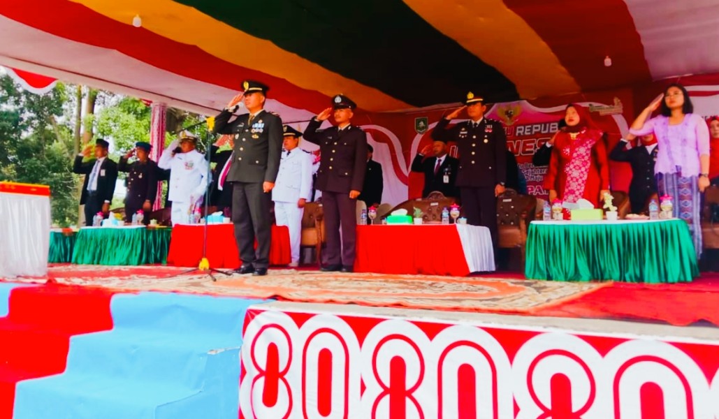 Gebyar HUT RI ke-80, Sang Saka Merah Putih Berkibar di Kecamatan Rupat Utara
