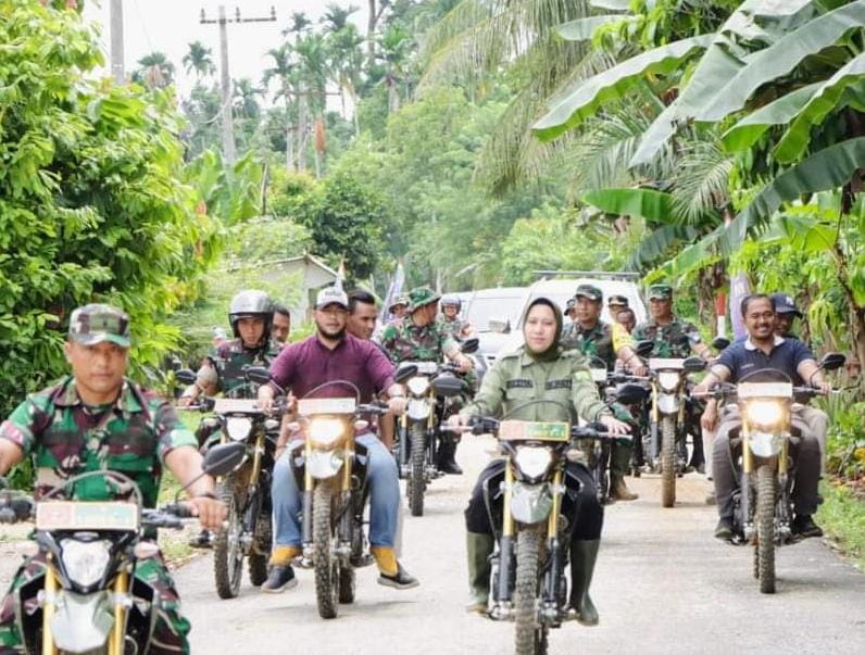 Bupati Rezita dampingi Tim Wasev Mabes TNI Tinjau TMMD