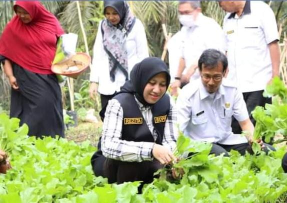 Irama Desa di Kecamatan Batang Gansal, Bupati Rezita Ajak Masyarakat Kembangkan UMKM dan Pariwisata