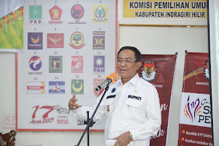 Bupati Inhil Instruksikan OPD Terkait Gerak Cepat Sukseskan Pemilu 2024