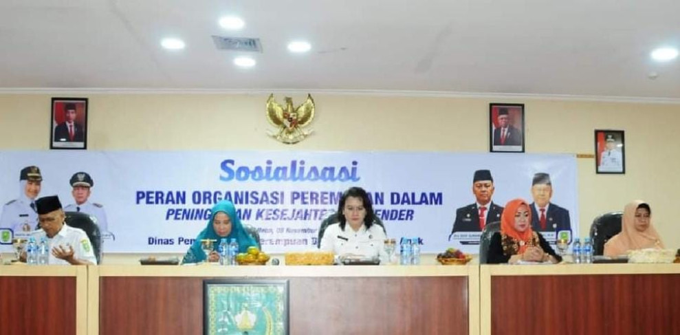 Bupati Inhu Buka Sosialisasi Peran Organisasi Perempuan dalam Peningkatan Kesejahteraan Gender