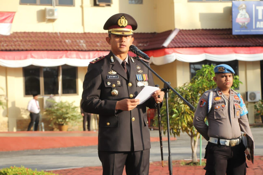 Polres Bengkalis Laksanakan Upacara Peringatan HUT RI ke-78