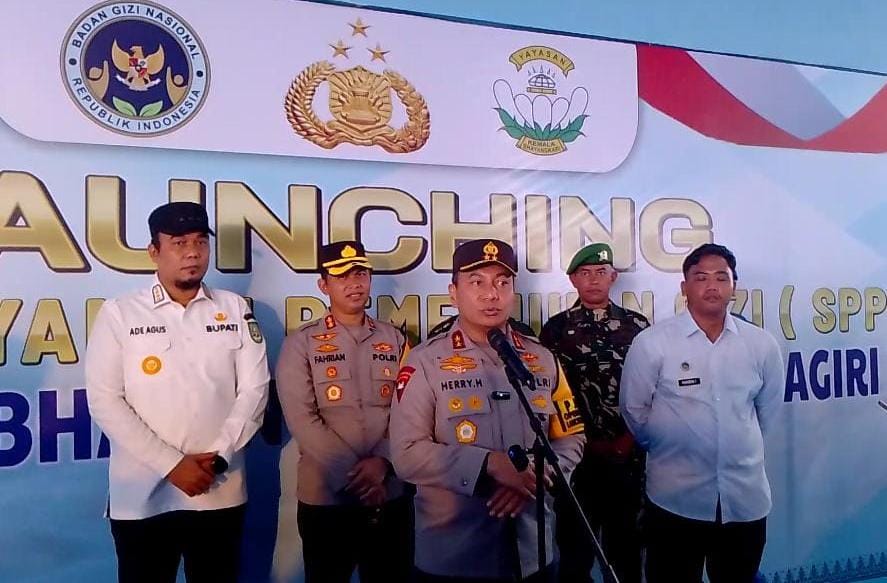 Wujudkan Gizi Aman dan Berkualitas, Polda Riau Resmikan SPPG ke-11 di Inhu