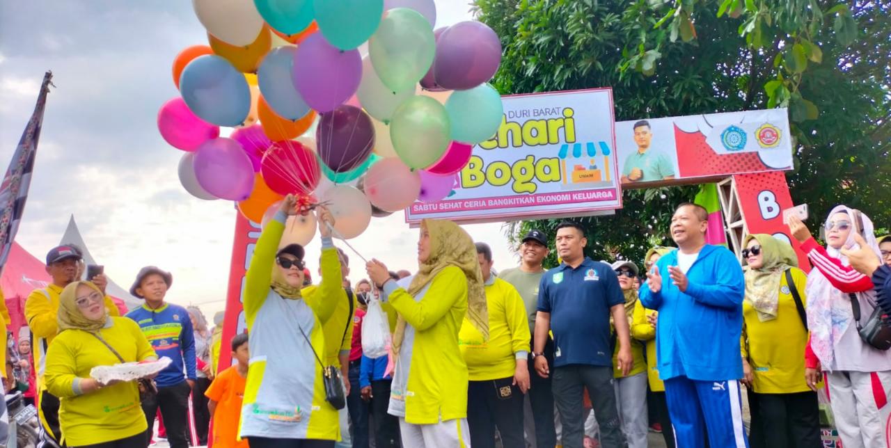 Ribuan Masyarakat di Mandau Duri Ikuti Sehari Boga Dibuka Langsung Camat Mandau