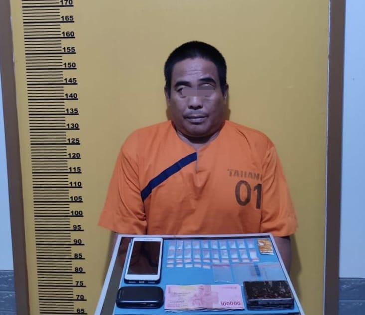 Edarkan 5.90 Gram Sabu, Warga Pangkalan Kasai Diamankan Polres Inhu