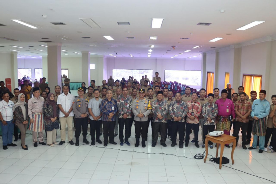 Kapolres Rohul Hadiri Rapat Koordinasi Penetapan DPT untuk Pemilihan Kepala Daerah 2024: Ciptakan Kondusifitas