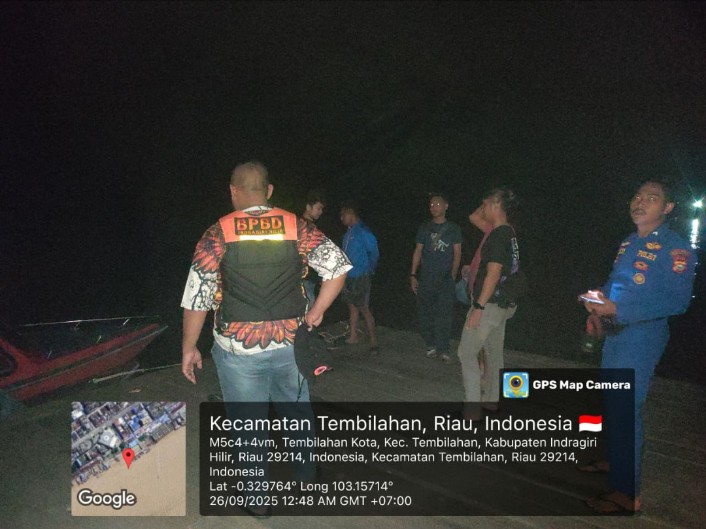 Diduga Alami Stres, Seorang Wanita Terjun ke Sungai Indragiri