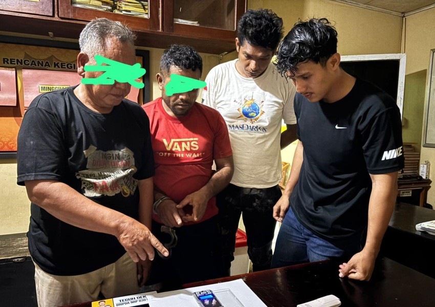 Polsek Peranap Ringkus Pengedar dan Bandar Sabu di Baturijal Barat