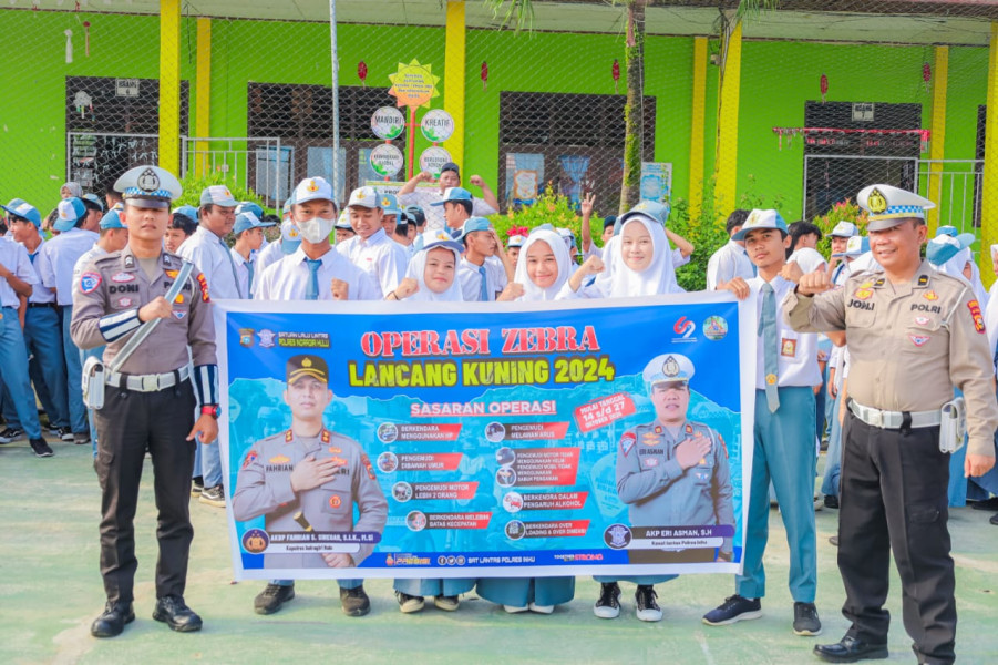 Semarak, Hari Ini Polantas Jadi Irup di SLTA se Inhu, Begini Penjelasan Kasat Lantas