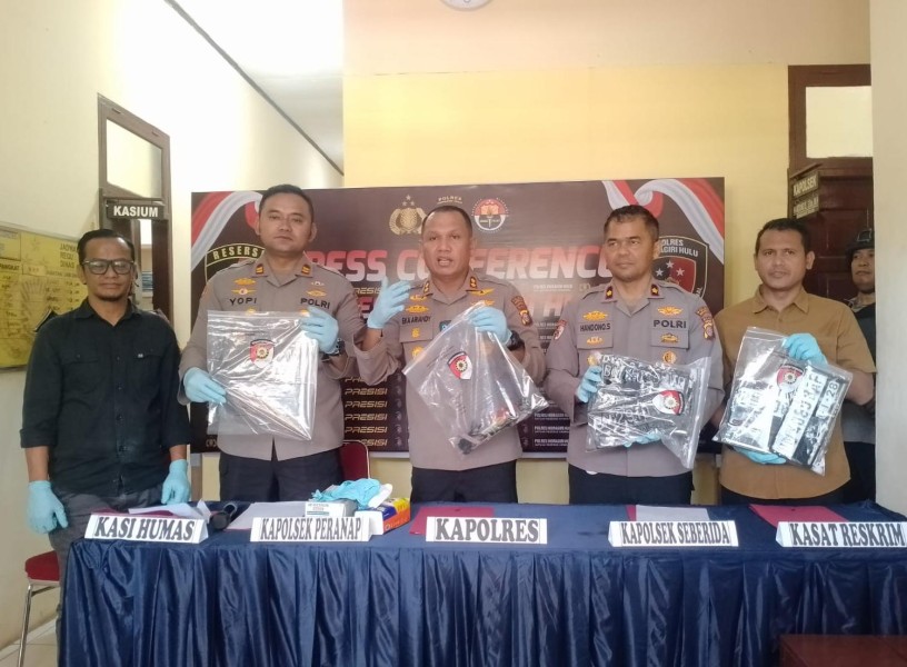 Polres Inhu Ungkap Kasus Curanmor, 64 Motor Diamankan