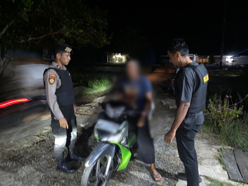 Antisipasi Gangguan Kamtibmas, Polsek Kuindra Gelar Patroli Malam