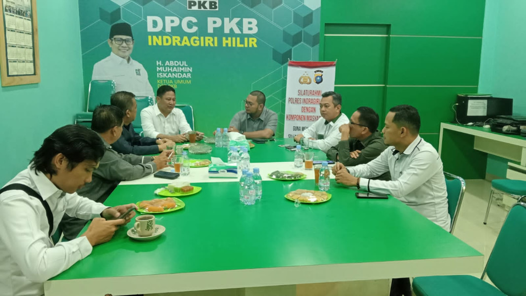 Polres Inhil Silaturahmi ke DPC PKB Inhil