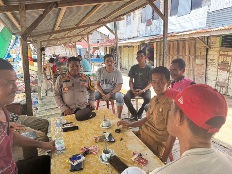 Melalui Coffe Morning, Kapolsek Kuindra Ajak Warga Hindari Perselisihan