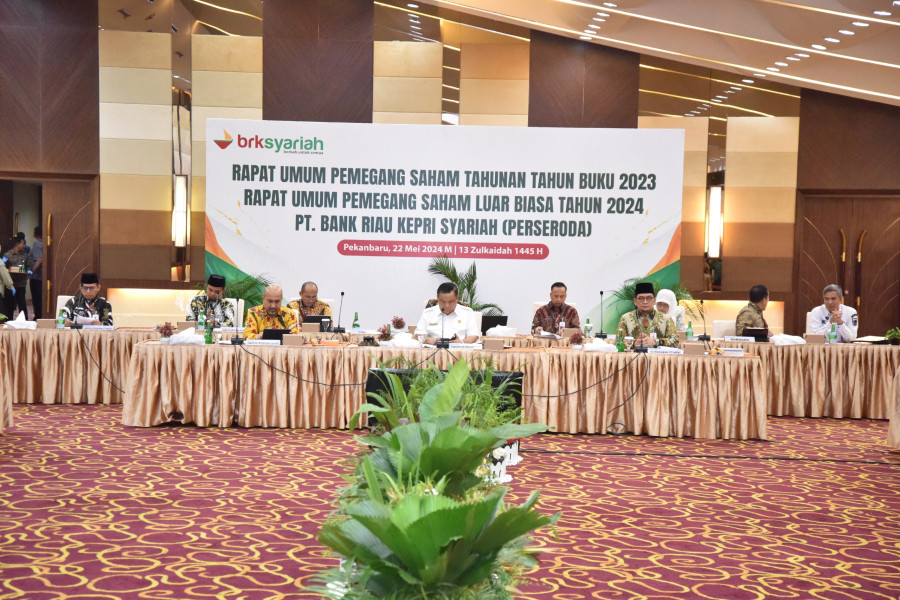 RUPS Tahunan Tahun Buku 2023 dan RUPSLB Tahun 2024 BRK Syariah Berjalan Lancar