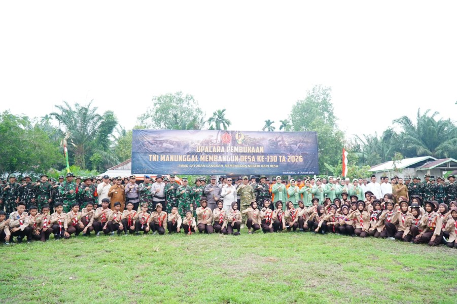 TMMD ke-130 Kodim 0314/Inhil Resmi Dibuka