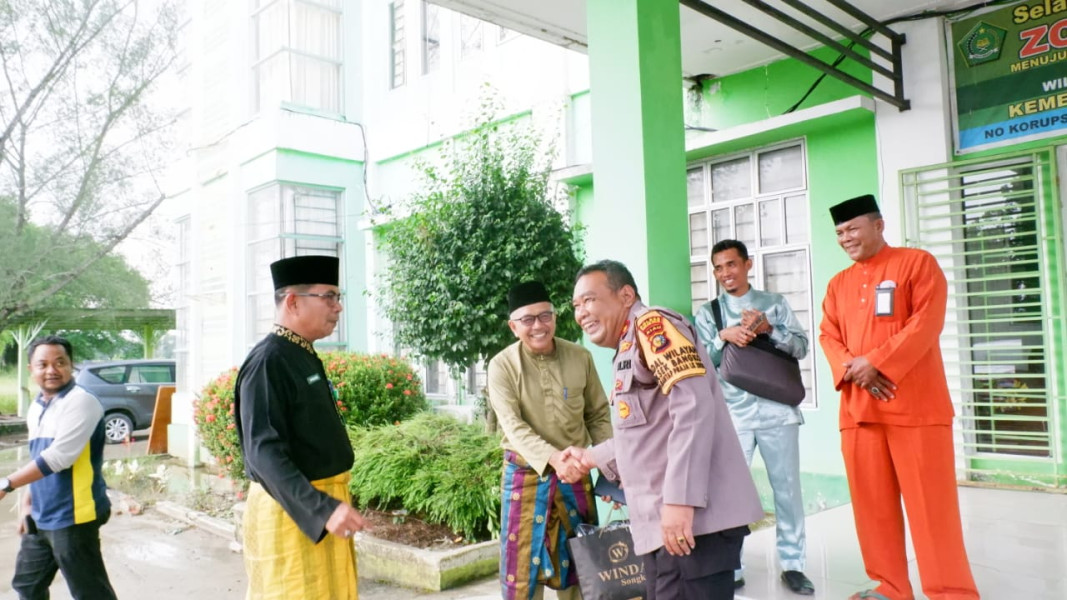 Ciptakan Pilkada Damai, Kapolsek Bangko Bangun Sinergitas dengan MUI Rohil