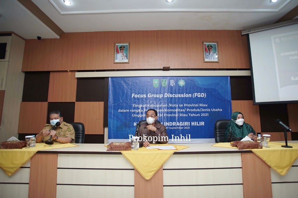 Bupati HM Wardan Buka FGD Bersama BI Perwakilan Riau Terkait KPJU