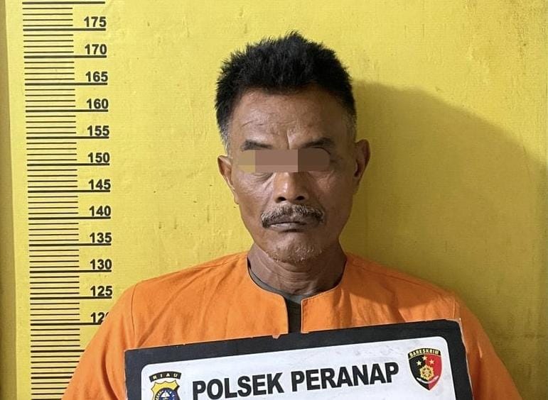 Polsek Peranap Bekuk Pelaku Pembakar Istri dalam Kebun Sawit