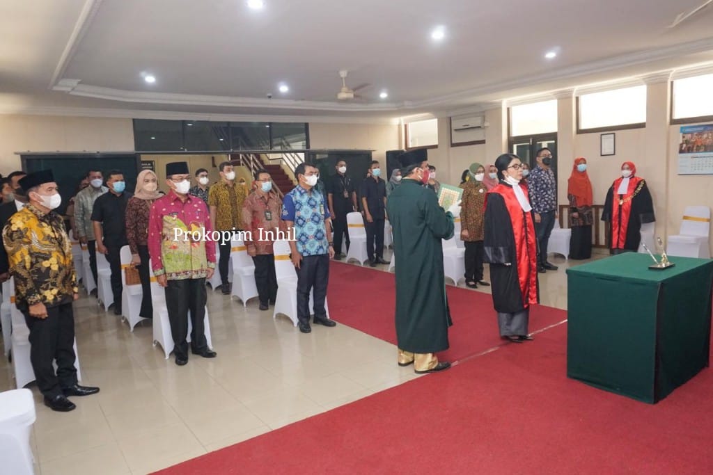 Bupati HM Wardan Hadiri Sertijab Ketua Pengadilan Negeri Tembilahan
